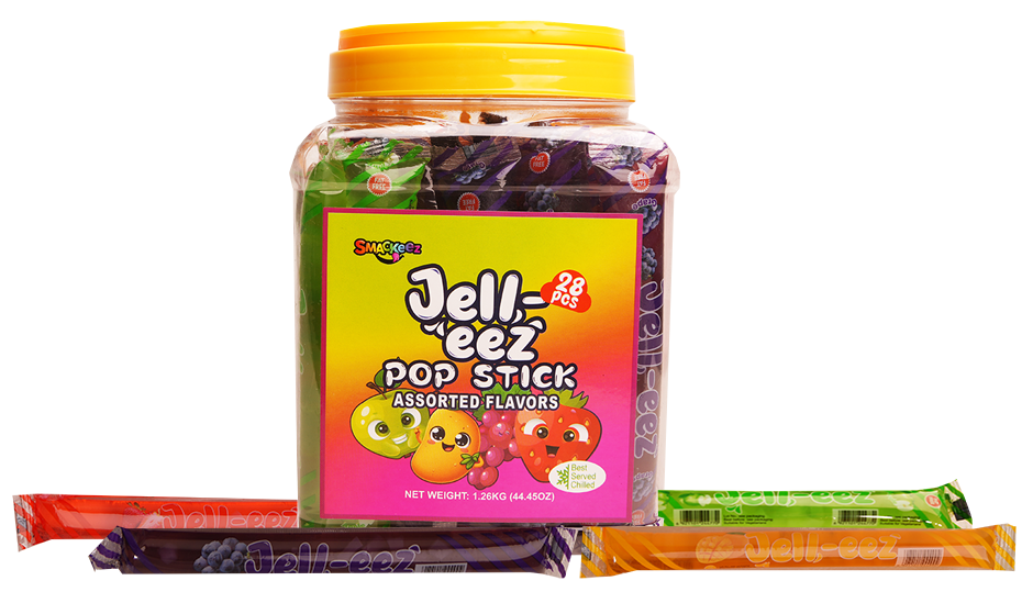 Jell-EEZ Pop Stick 28pc Smackeez Candy