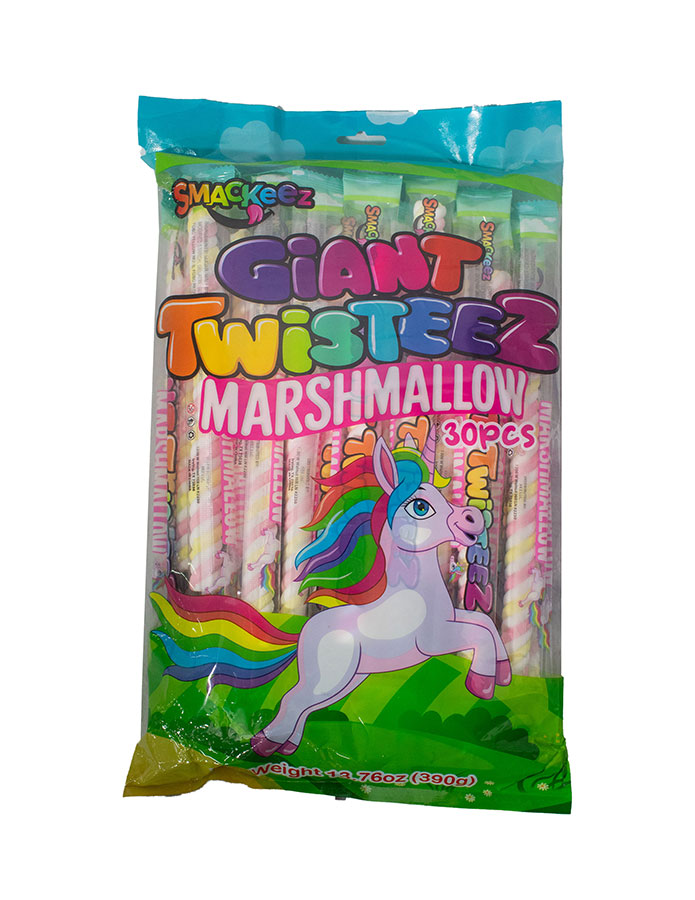 Giant Twisteez Marshmallow 30pc Smackeez Candy