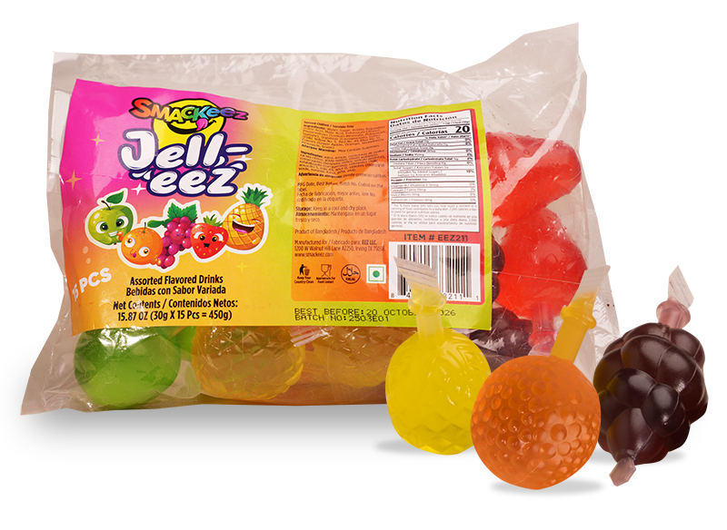 Jell-EEZ Assorted Flavored Popping 15pc