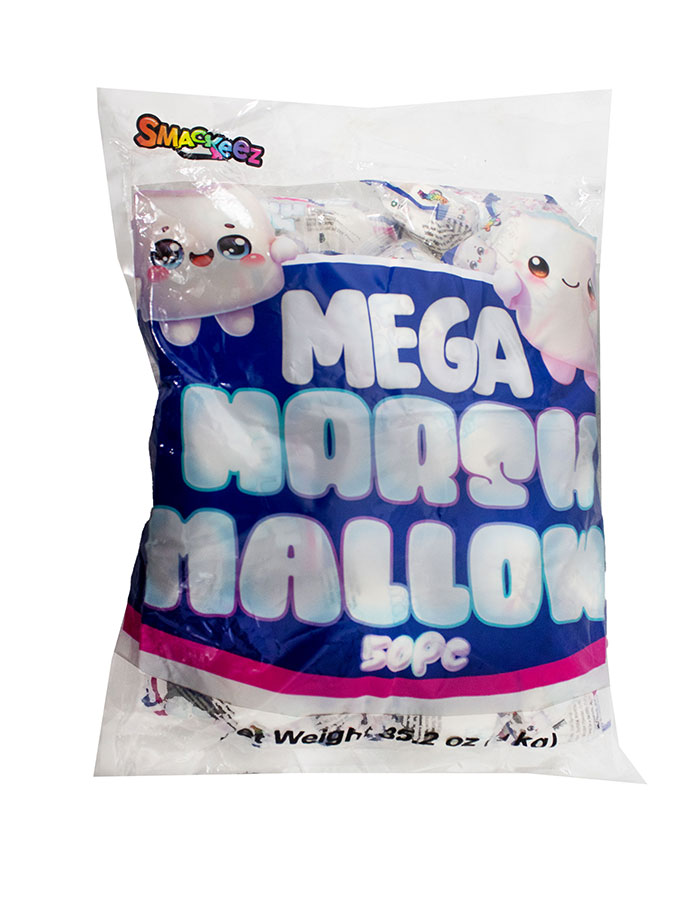 Mega Marshmallow 50pc Smackeez Candy