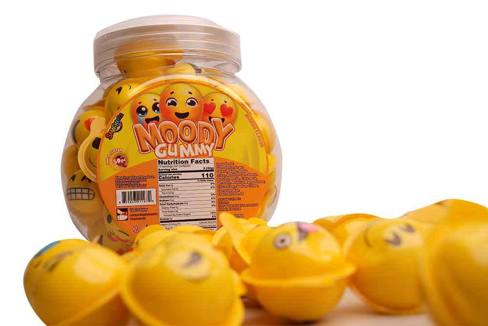 Moody Gummy 50pc Smackeez Candy