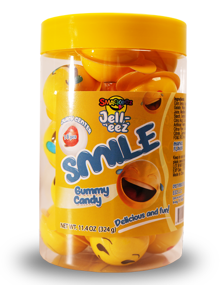 Smile Gummy 18pc Smackeez candy