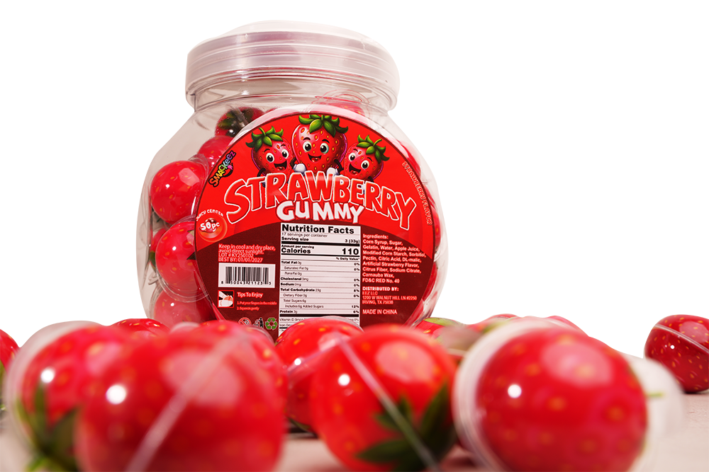 Strawberry Gummy 50pc 