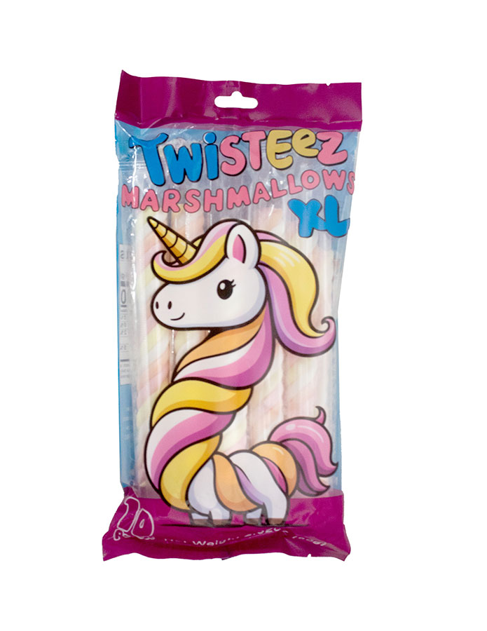 Twisteez Marshmallows XL 10pc Smackeez Candy