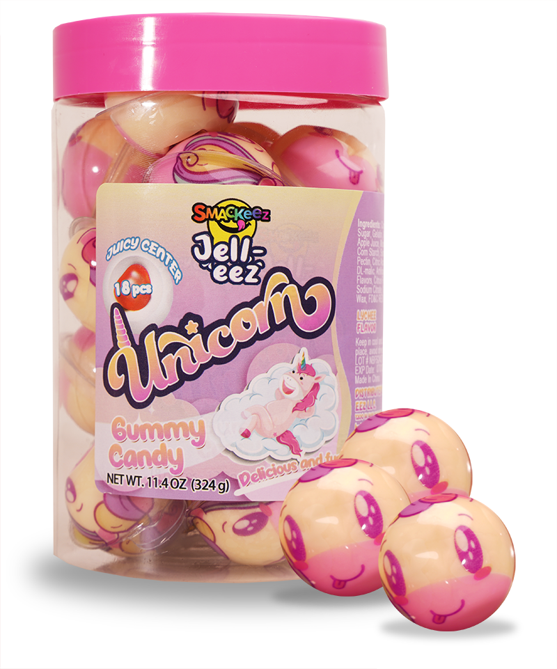 Unicorn Gummy 18pc Smackeez Candy